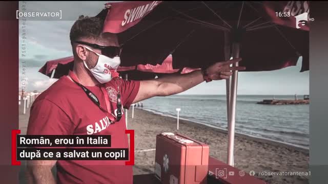 Rom&acirc;n, erou &icirc;n Italia după ce a salvat un copil