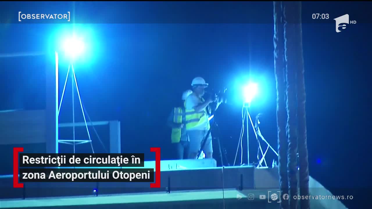 Restricți de circulație &icirc;n zona Aeroportului Otopeni
