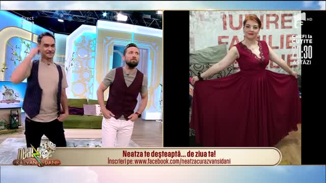 Neatza cu Răzvan și Dani te deşteaptă... de ziua ta! La mulți ani, Iuliana!
