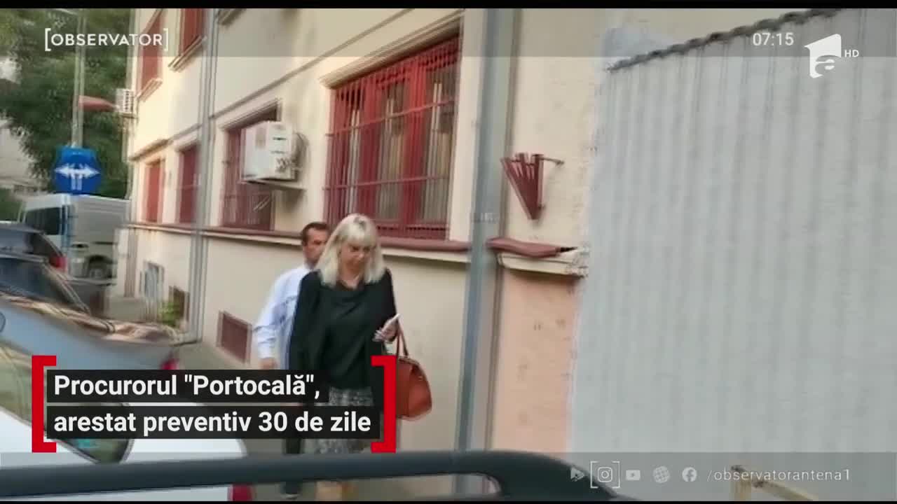 Fostul procuror Mircea Negulescu, "Portocală", a fost arestat preventiv, pentru 30 de zile