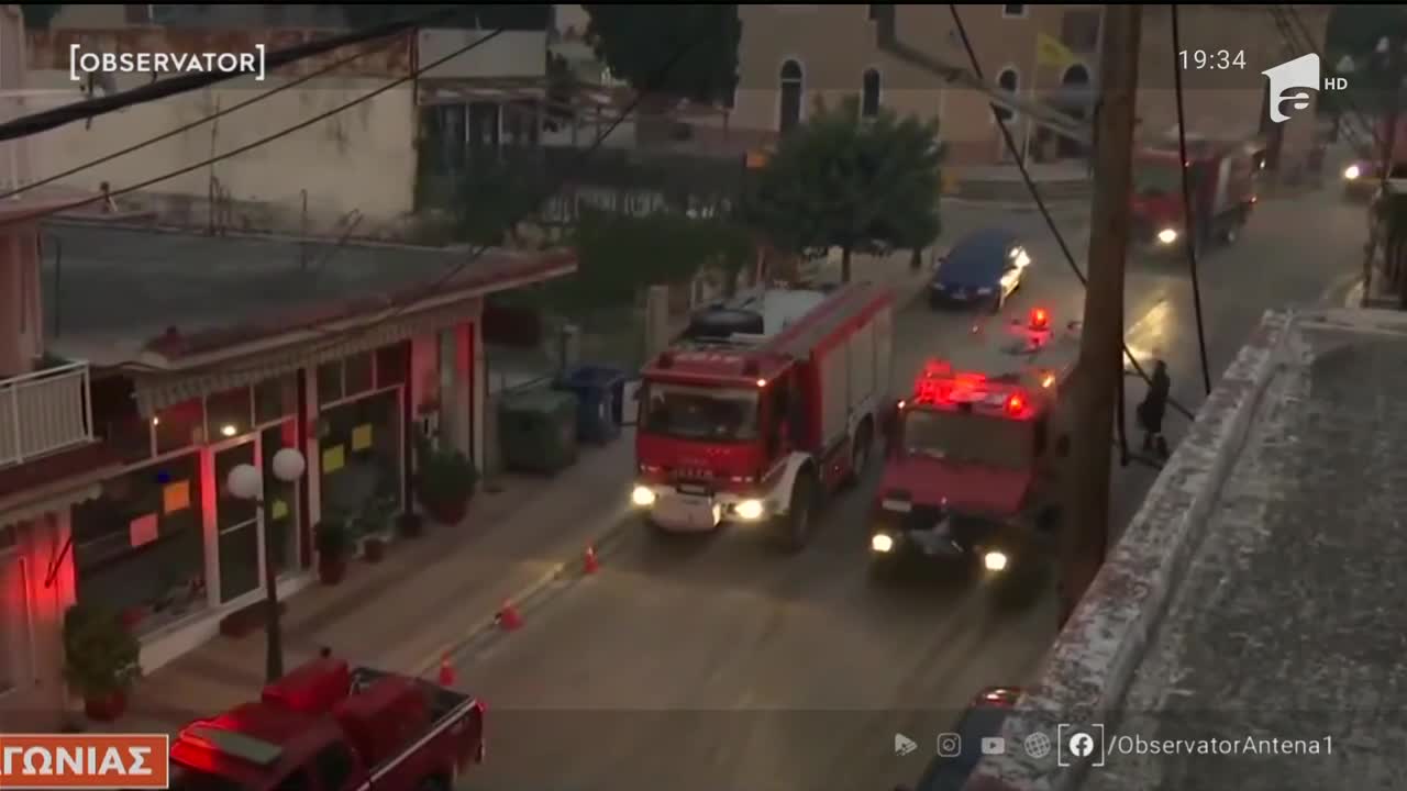 Incendii devastatoare de vegetație &icirc;n Grecia