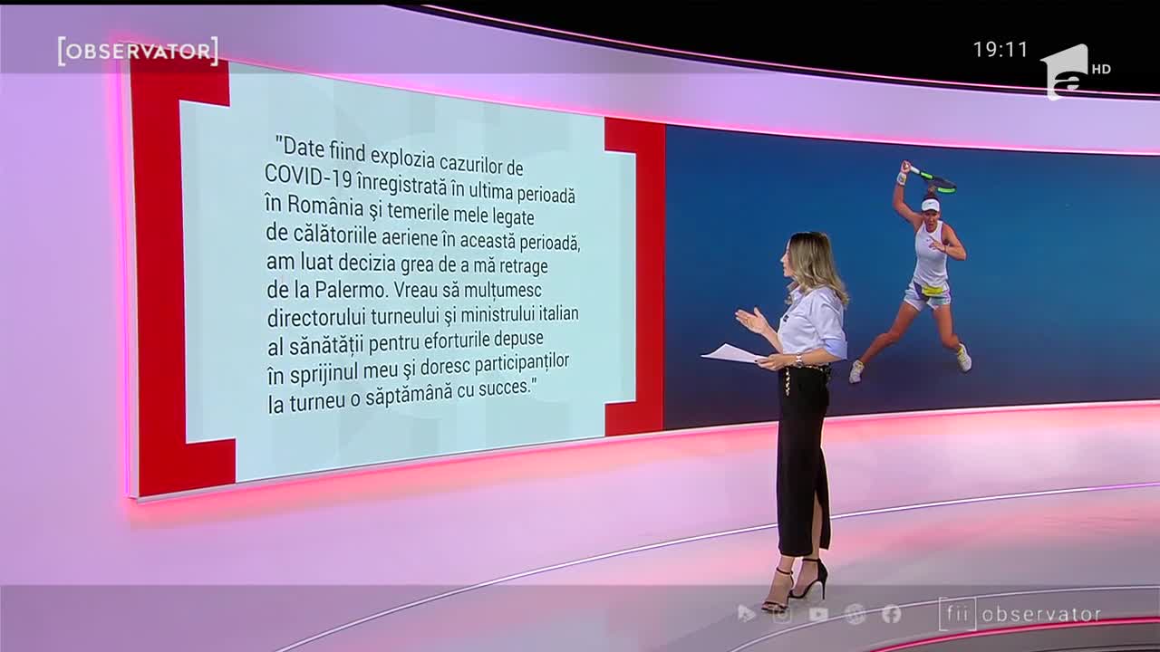 Simona Halep &icirc;şi am&acirc;nă &icirc;ntoarcerea pe terenul de tenis