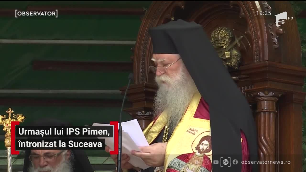 Urmașul lui IPS Pimen, &icirc;ntronizat la Suceava