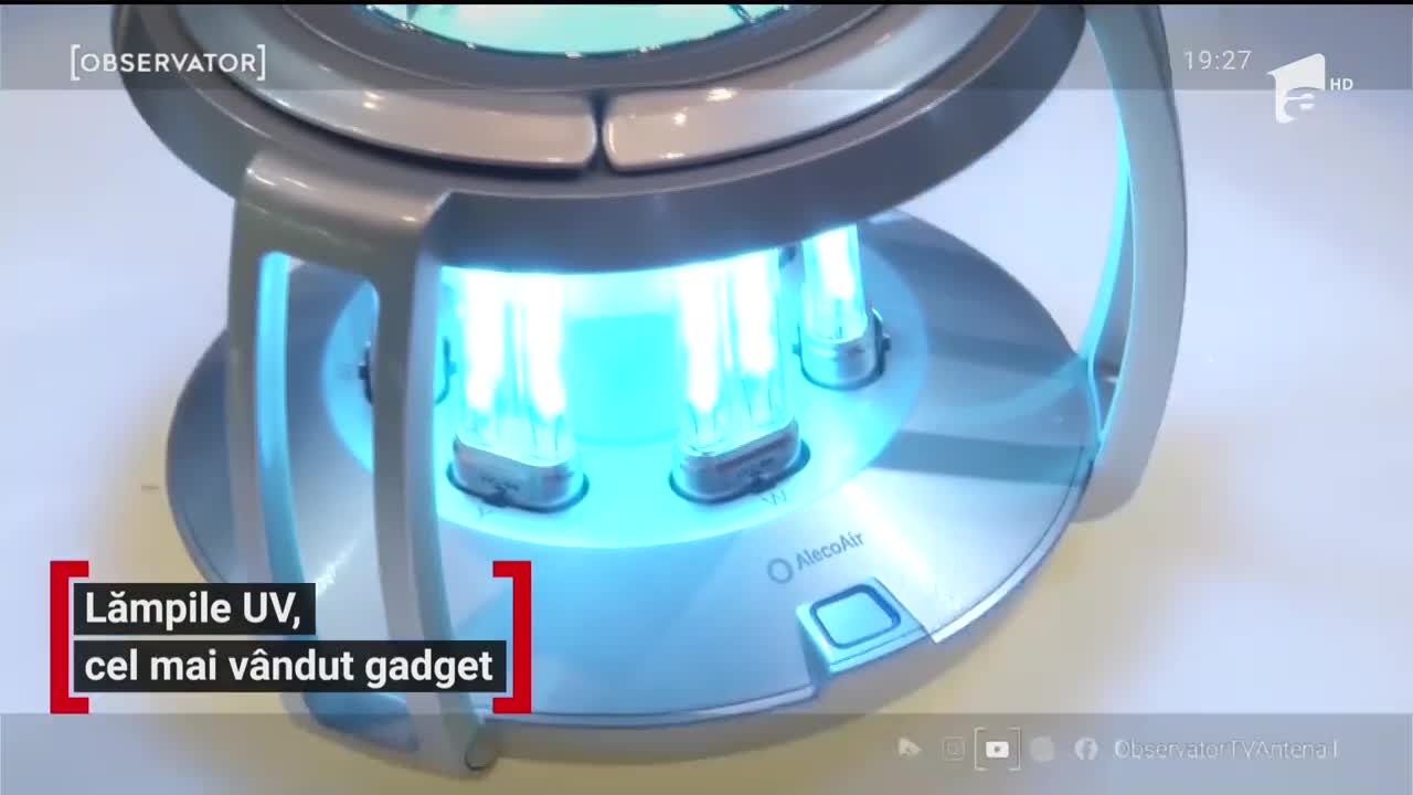 Lămpile UV, cel mai v&acirc;ndut gadget &icirc;n pandemie