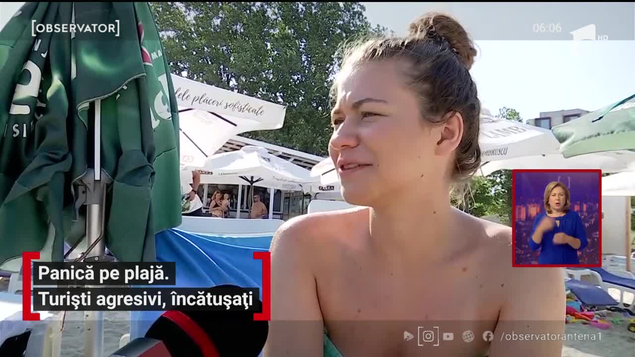 Panică pe plajă. Turiști agresivi, &icirc;ncătușați
