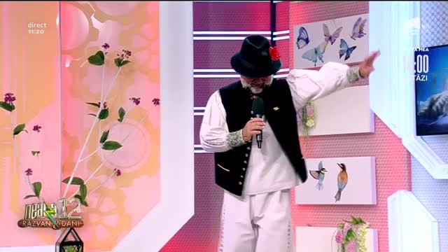 Cornel Borza c&acirc;ntă melodia Nuntă d-asta n-o mai fost, la Neatza cu Răzvan și Dani