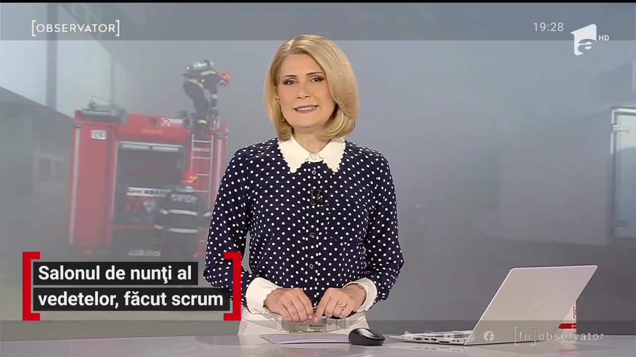 Salonul de nunți al vedetelor din București, făcut scrum