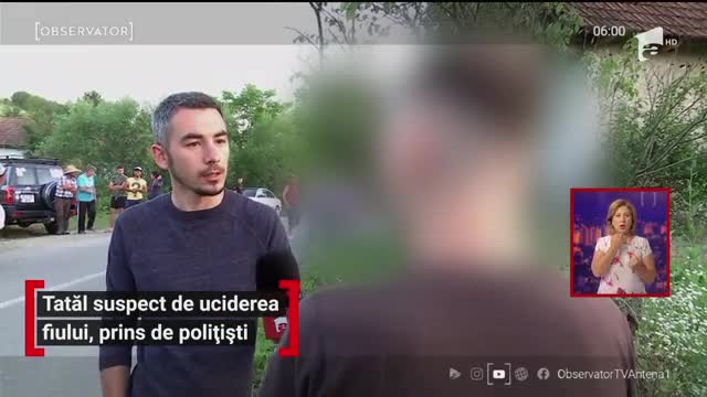 Tatăl suspect de uciderea fiului din Cluj, prins de polițiști