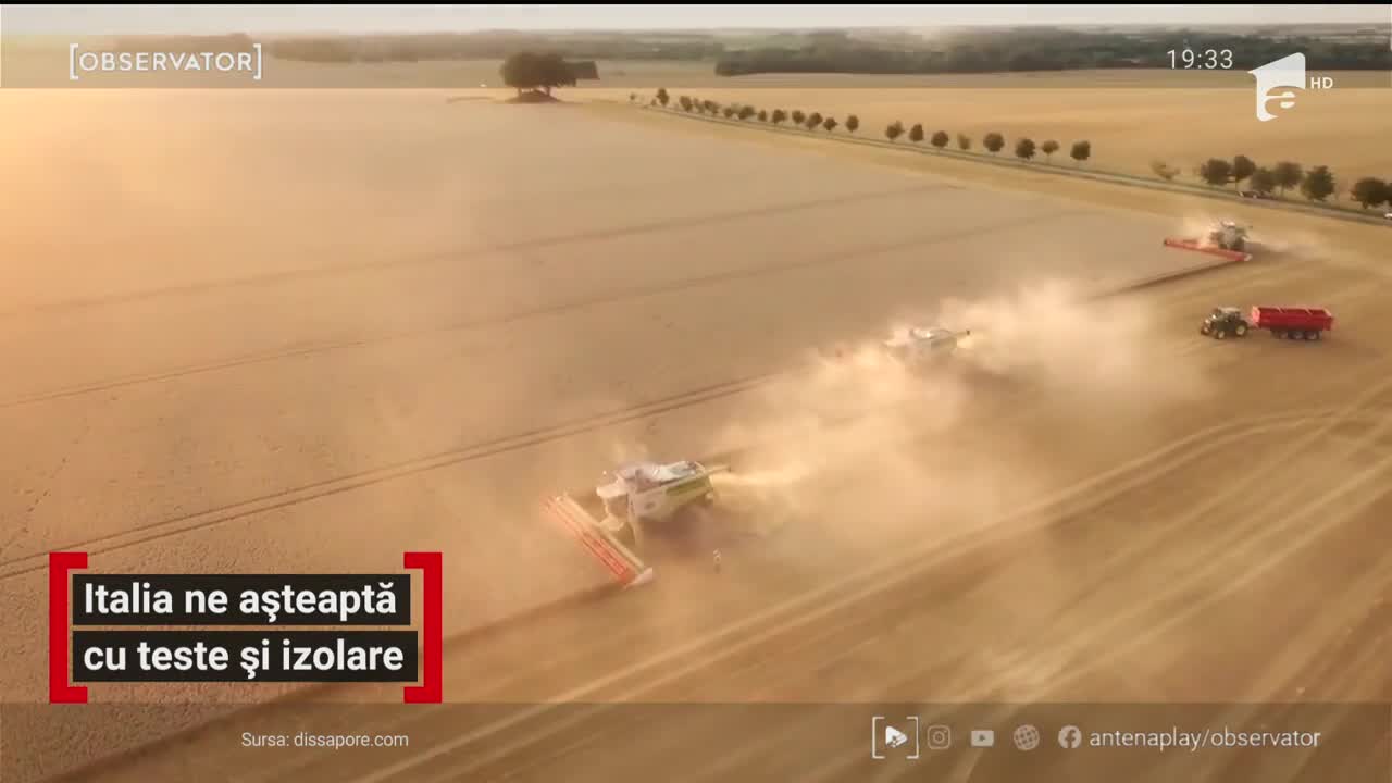 Italia ne așteaptă cu teste Covid și izolare