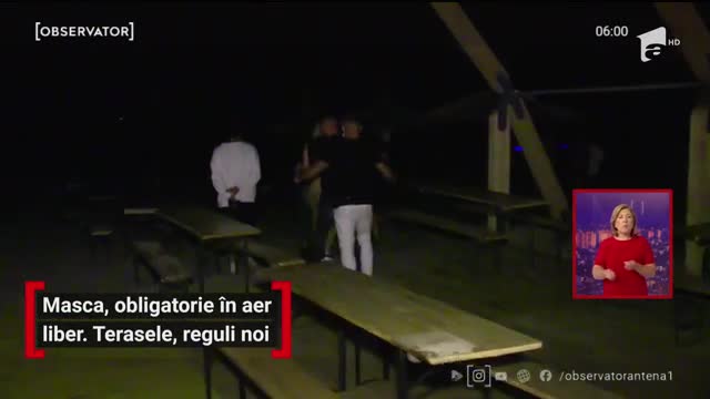 Masca, obligatorie &icirc;n aer liber. Terasele au și ele reguli noi