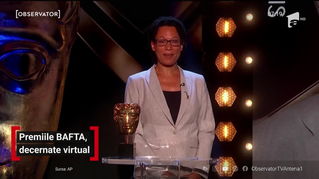 Premiile BAFTA, decernate &icirc;n online