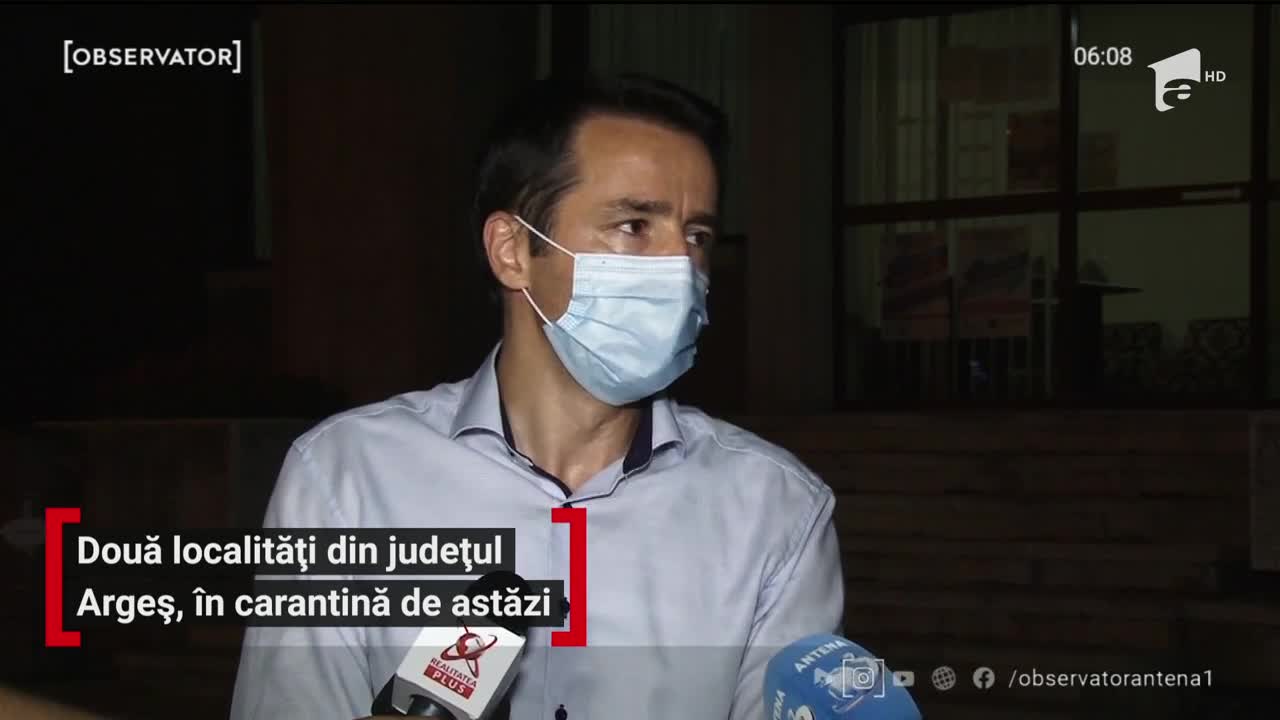 Două localităţi din județul Argest, &icirc;n carantină