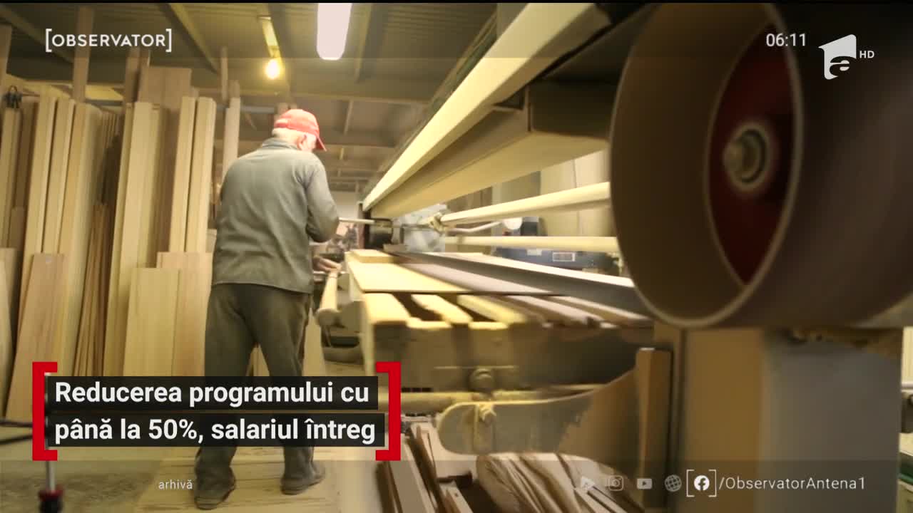 Reducerea programului de lucru p&acirc;nă la 50%, iar statul să plătească diferenţa