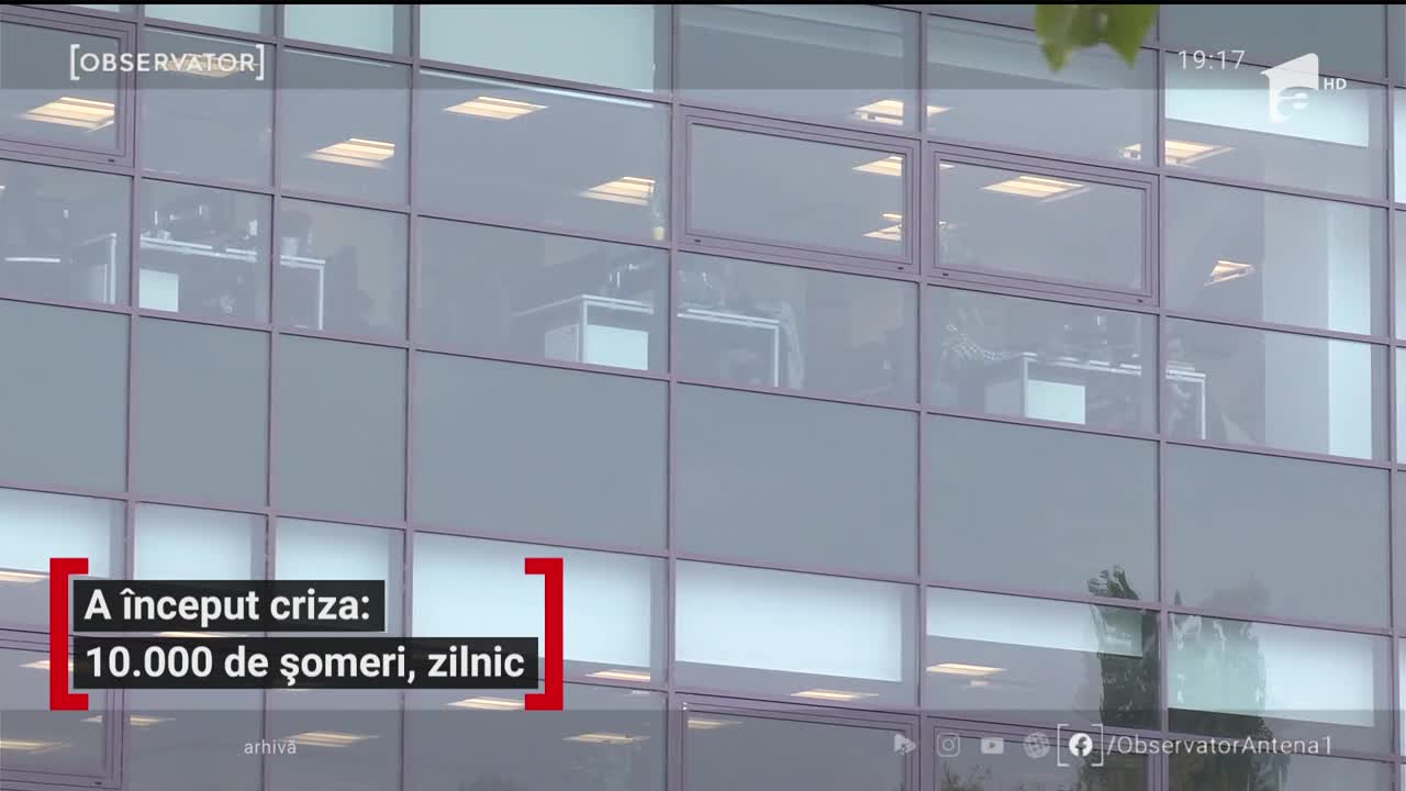 A &icirc;nceput criza &icirc;n Rom&acirc;nia: 10.000 de șomeri, zilnic