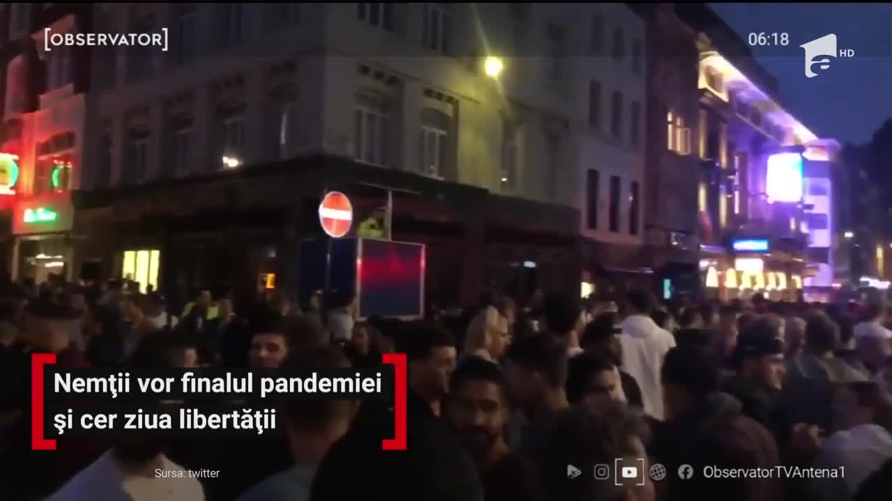 Liberatatea este mai importantă dec&acirc;t infecatrea cu virusul pentru mii de nemţi