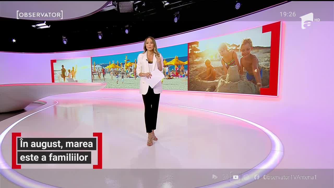&Icirc;n august, marea este a familiilor