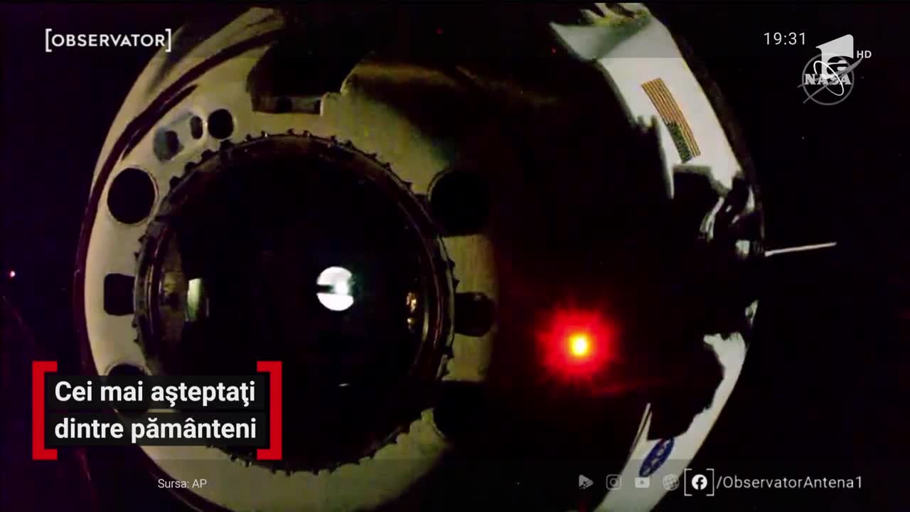 Primii astronauţi care au ajuns la bordul Staţiei Spaţiale Internaţionale cu o capsulă privată se &icirc;ntorc pe Păm&acirc;nt