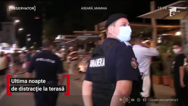 Ultima noapte de distracție la terasă. Cluburile au tras focuri de artificii