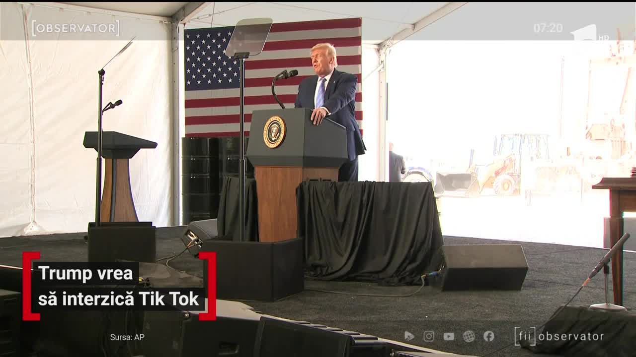 Donald Trump este &icirc;n război deschis cu TikTok-ul! Liderul de la Casa Albă vrea să interzică aplicaţia pe teritoriul Statelor Unite