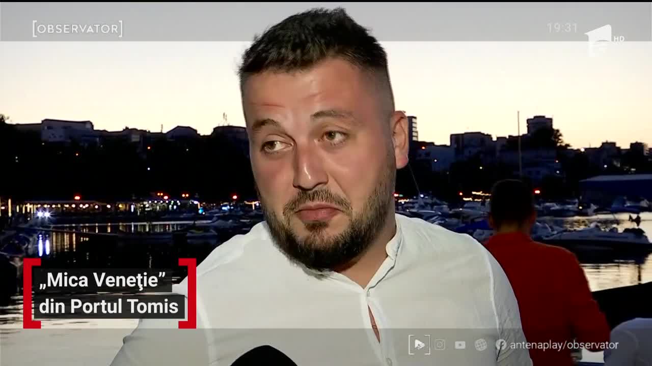 Plimbare cu gondola, din Portul Tomis