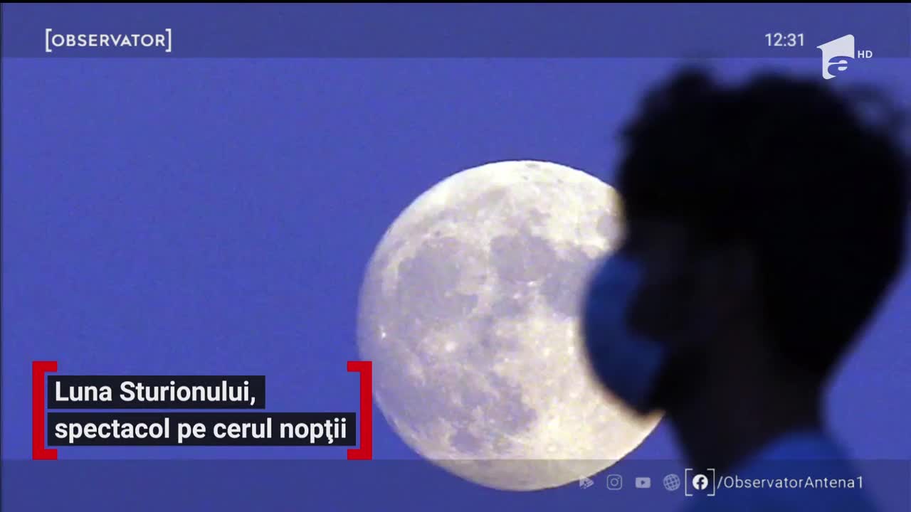 Cea mai frumoasă Lună Plină din an. Iubitorii de astronomie din Rom&acirc;nia au privit cerul