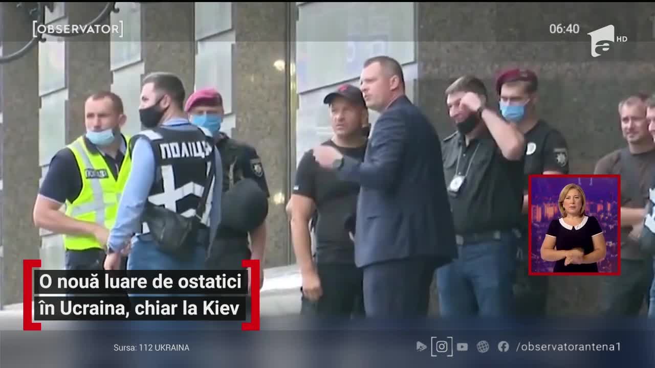 O nouă luare de ostatici &icirc;n Ucraina, chiar la Kiev