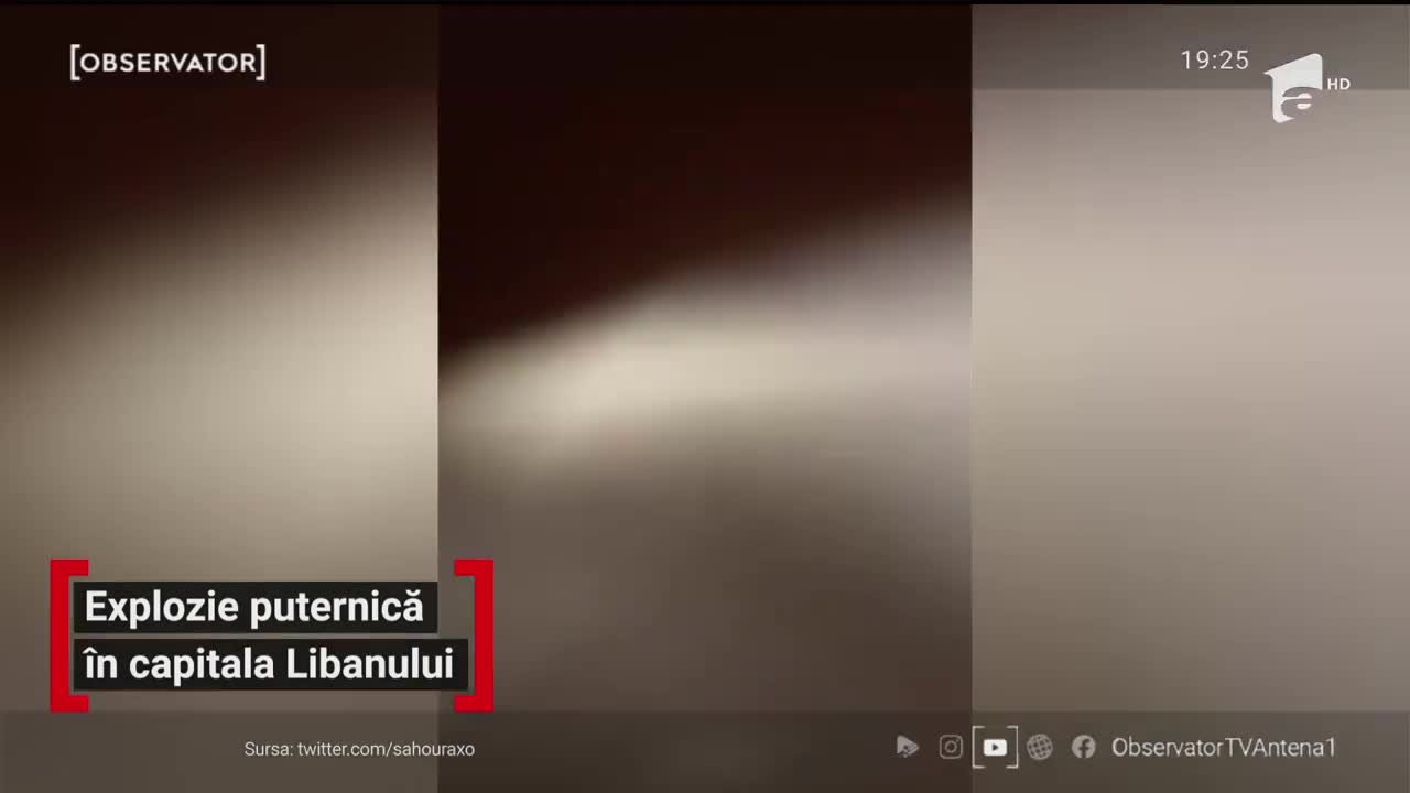 Explozie puternică &icirc;n capitala Libanului