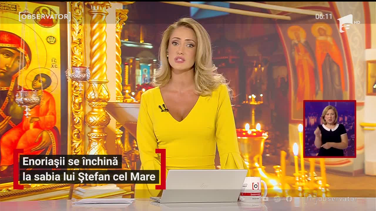 Enoriașii din Sibiu se &icirc;nchină la sabia lui Ştefan cel Mare