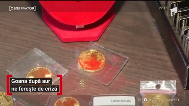 Goana după aur ne ferește de criză