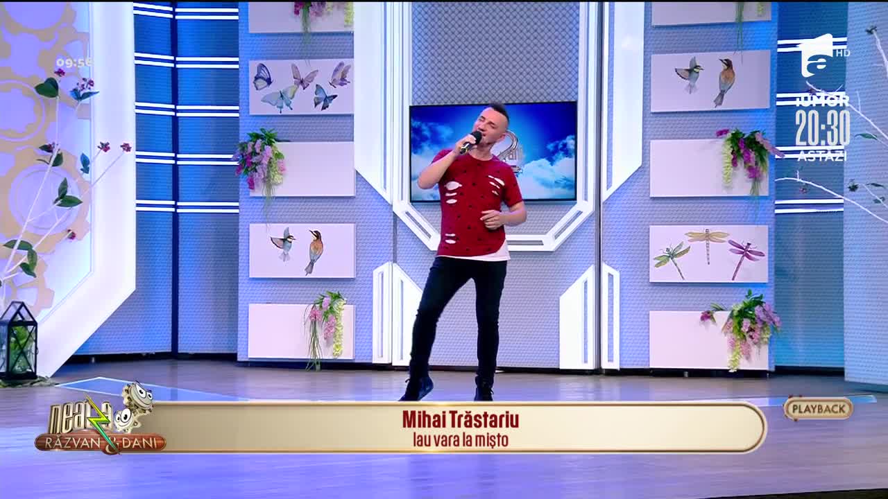 Mihai Trăistariu c&acirc;ntă, la Neatza cu Răzvan și Dani, melodia &bdquo;Iau vara la mișto&rdquo;