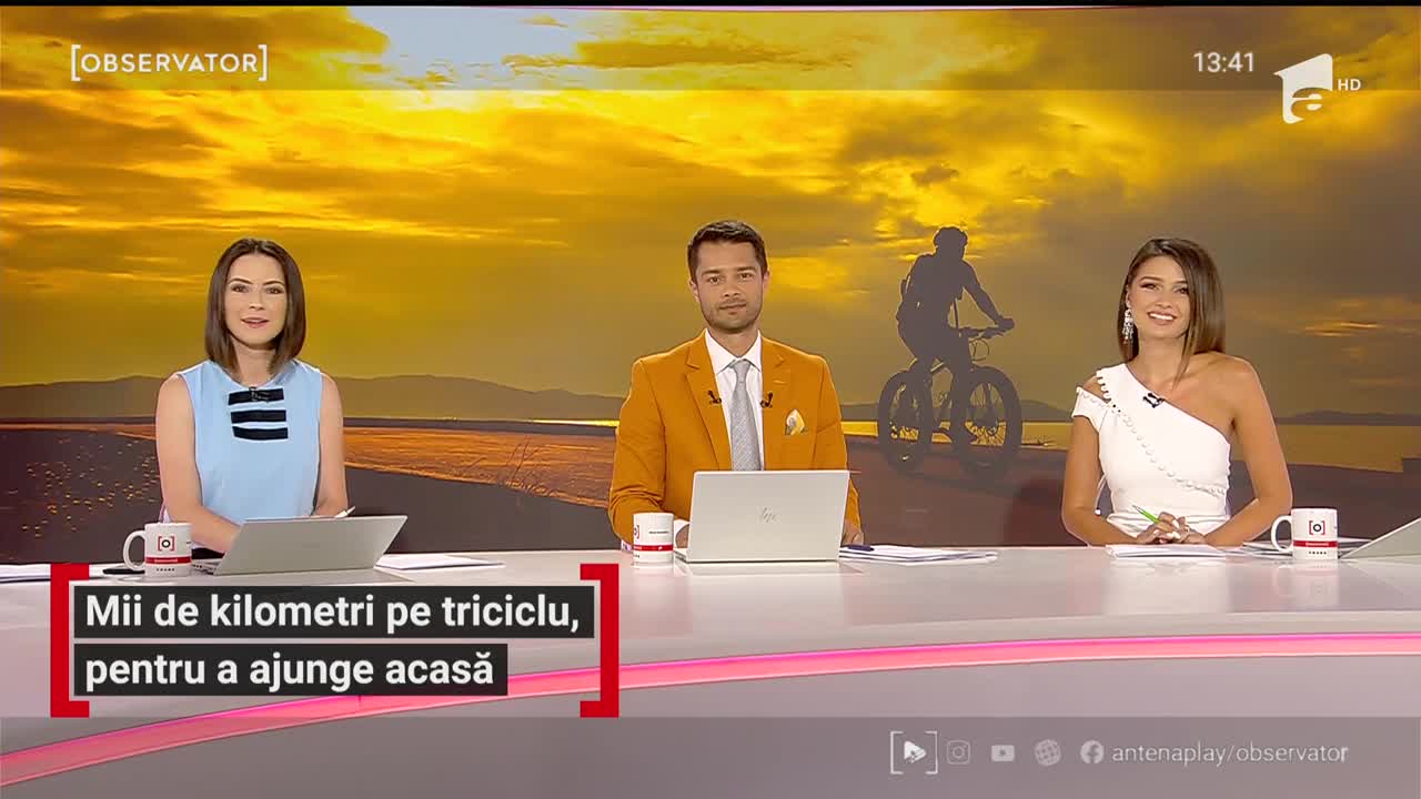 A mers mii de kilometri pe triciclu. Barcelona - Bistrița, drumul parcurs de un t&acirc;năr
