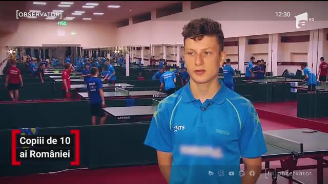 Darius Movileanu, campion mondial la doar 14 ani, la tenis de masă