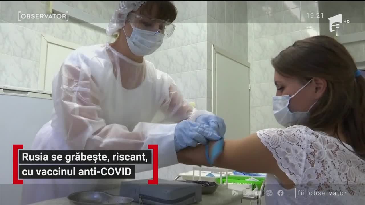 Rusia grăbeşte lupta cu pandemia şi promite că va avea un vaccin &icirc;n c&acirc;teva zile