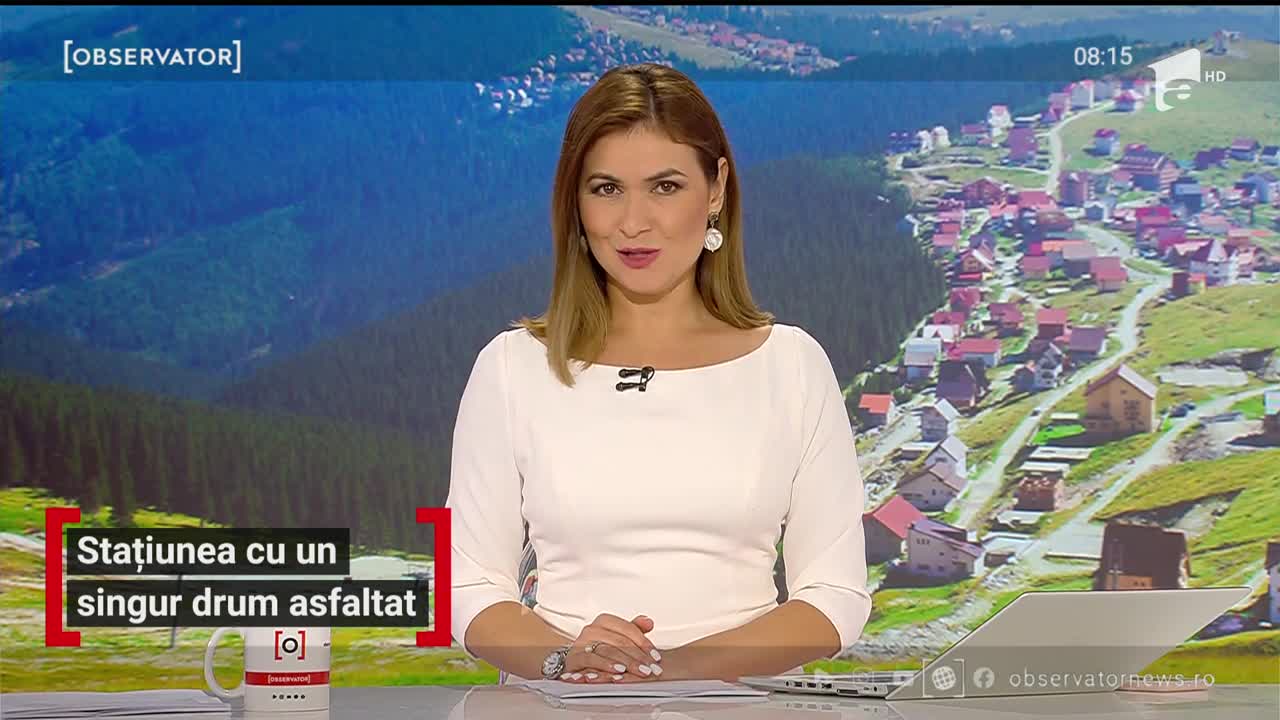 R&acirc;nca, stațiunea cu un singur drum asfaltat