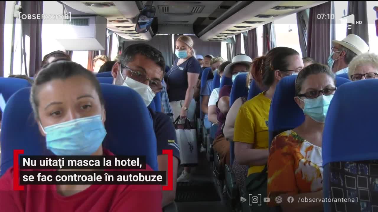 Nu uitați masca la hotel! Poliţiştii de pe litoral au dat startul controalele &icirc;n autobuze