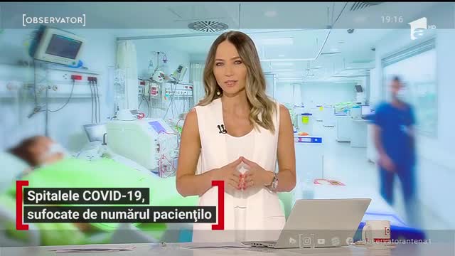 Spitalele COVID-19, sufocate de numărul pacienților