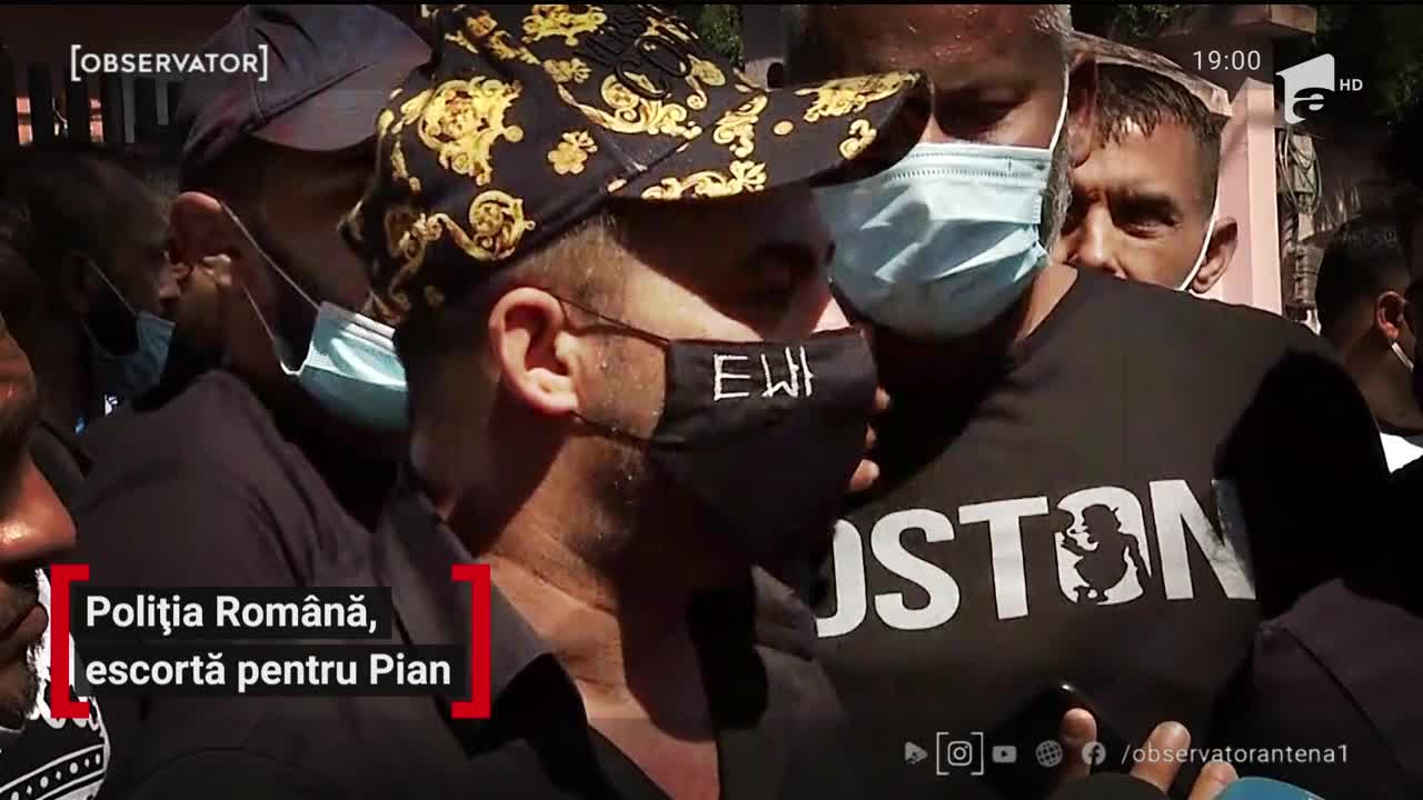 Poliția Rom&acirc;nă, escortă pentru Emi Pian