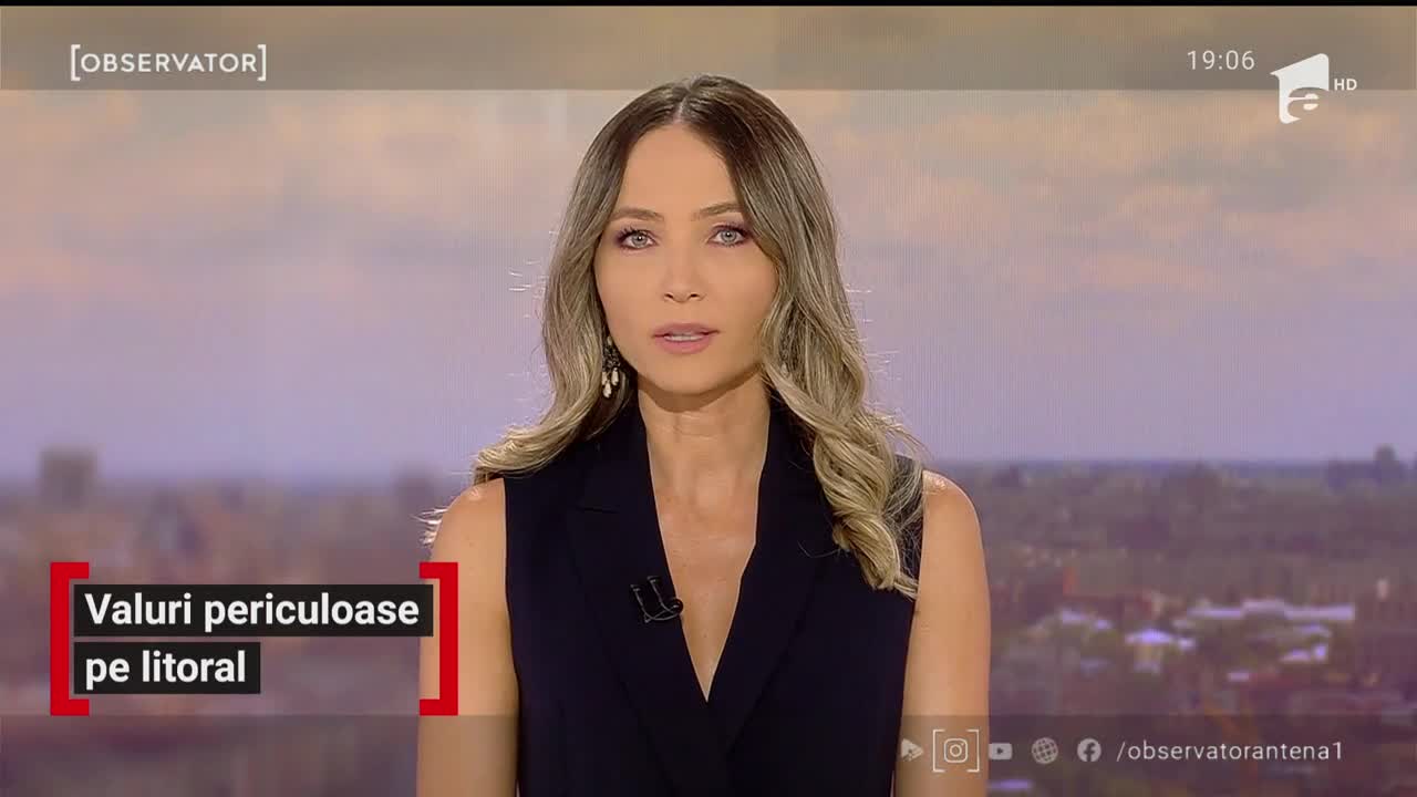 Valuri periculoase pe litoral. Un t&acirc;năr a murit, iar altul este căutat de scafandri