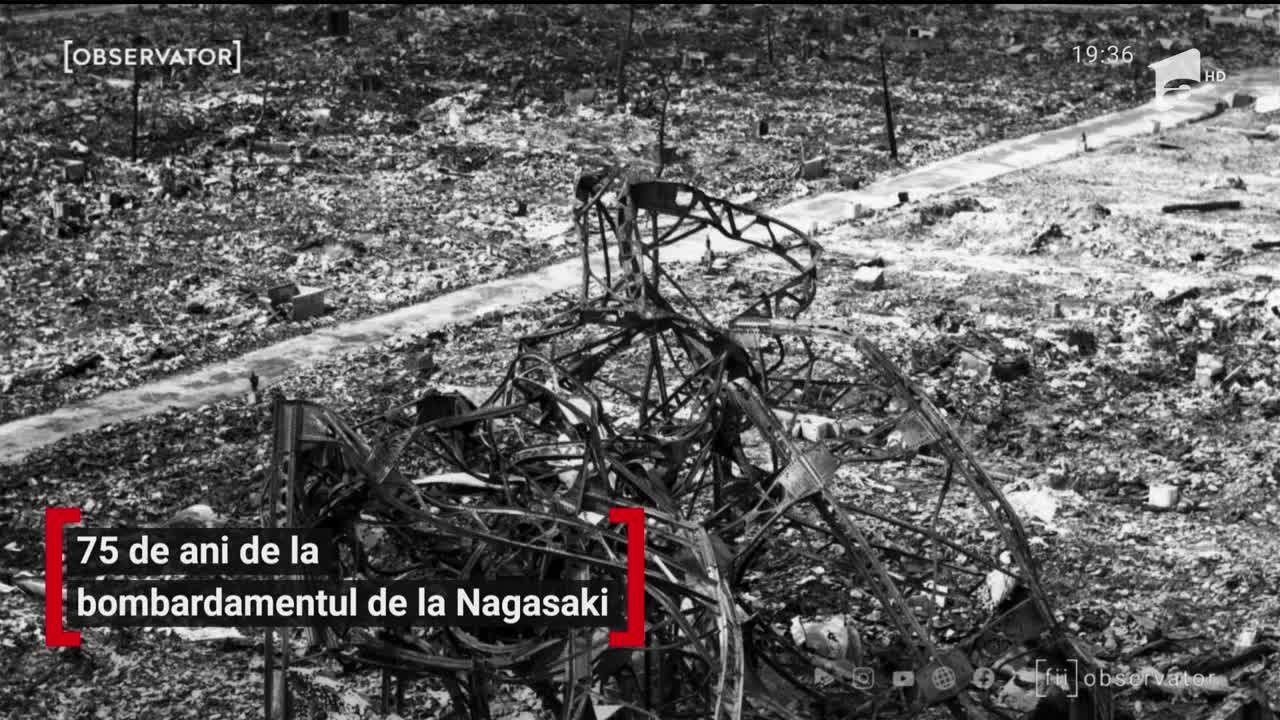 75 de ani de la bombardamentul de la Nagasaki