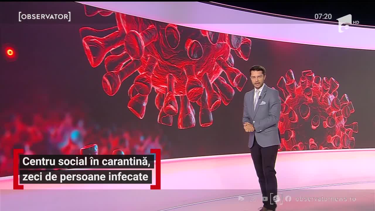 Centru social &icirc;n carantină, zeci de persoane infectate