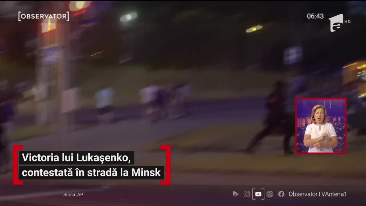 Victoria lui Lukaşenko, contestată &icirc;n stradă la Minsk