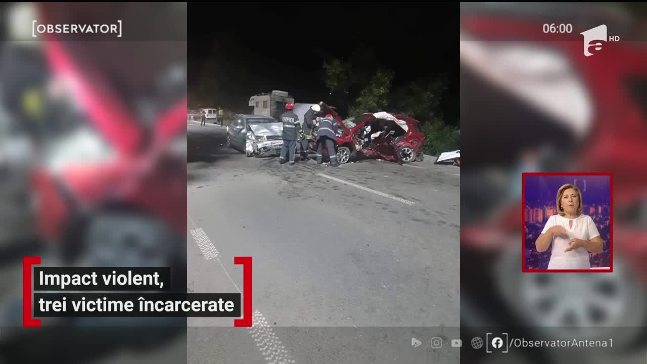 Impact violent &icirc;n Borşa, trei victime &icirc;ncarcerate