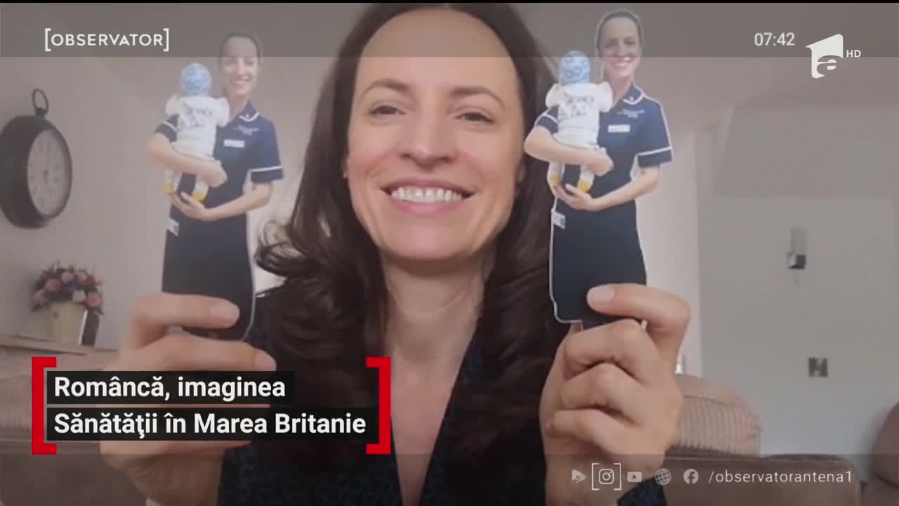O rom&acirc;ncă, imaginea Serviciului Naţional de Sănătate din Marea Britanie &icirc;n timpul pandemiei