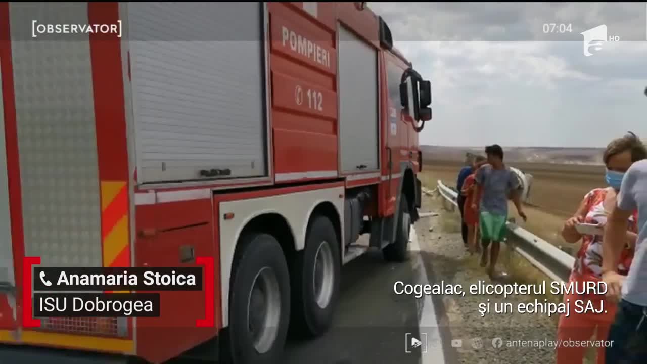 O depăşire imprudentă l-a costat viaţa pe un constănţean. Bărbatul nu ar fi apreciat distanţa dintre el şi o basculantă &icirc;ncărcată cu beton