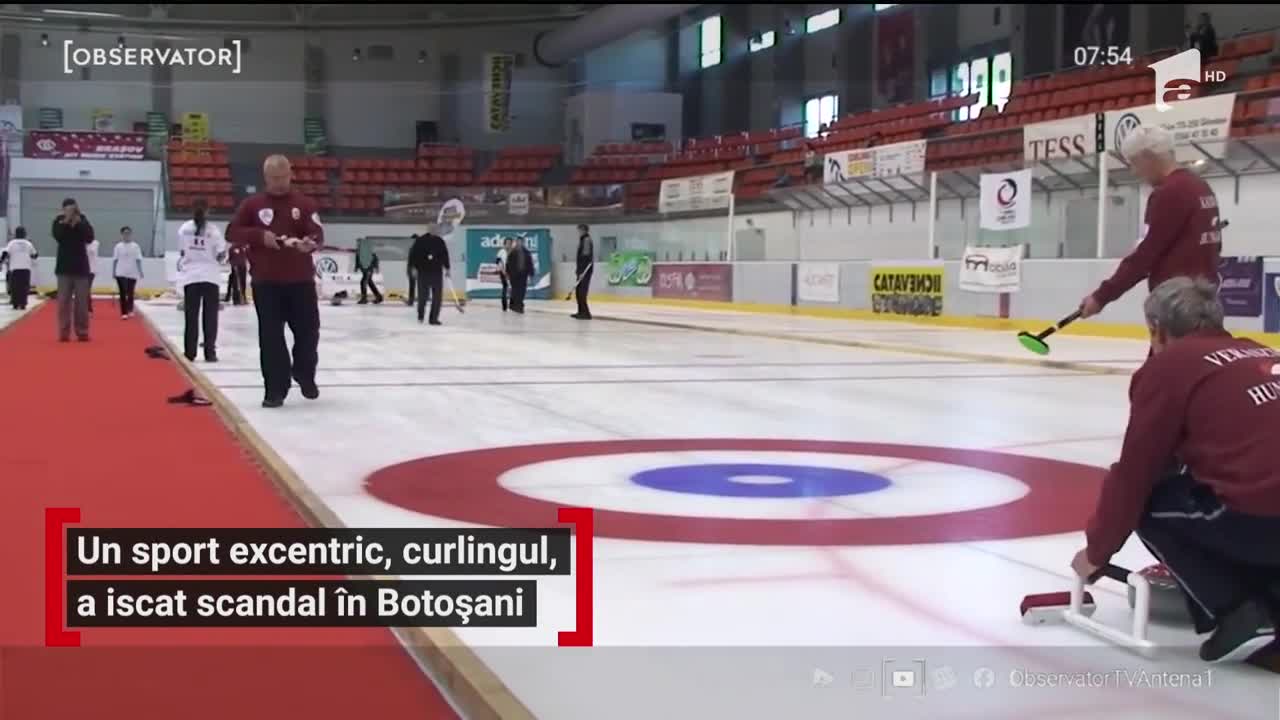 Un sport excentric, curlingul, a iscat scandal &icirc;n Botoșani