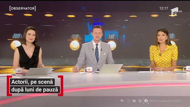 Actorii, pe scenă după luni de pauză