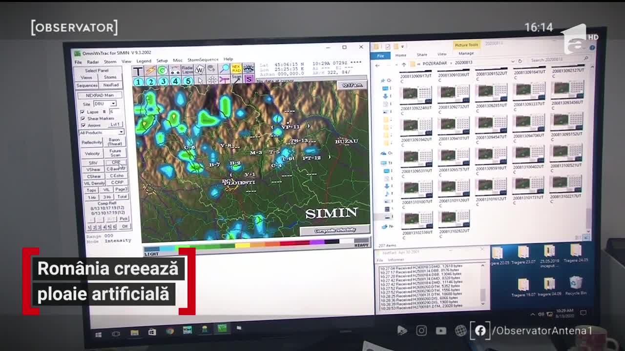 Rom&acirc;nia creează ploaie artificială