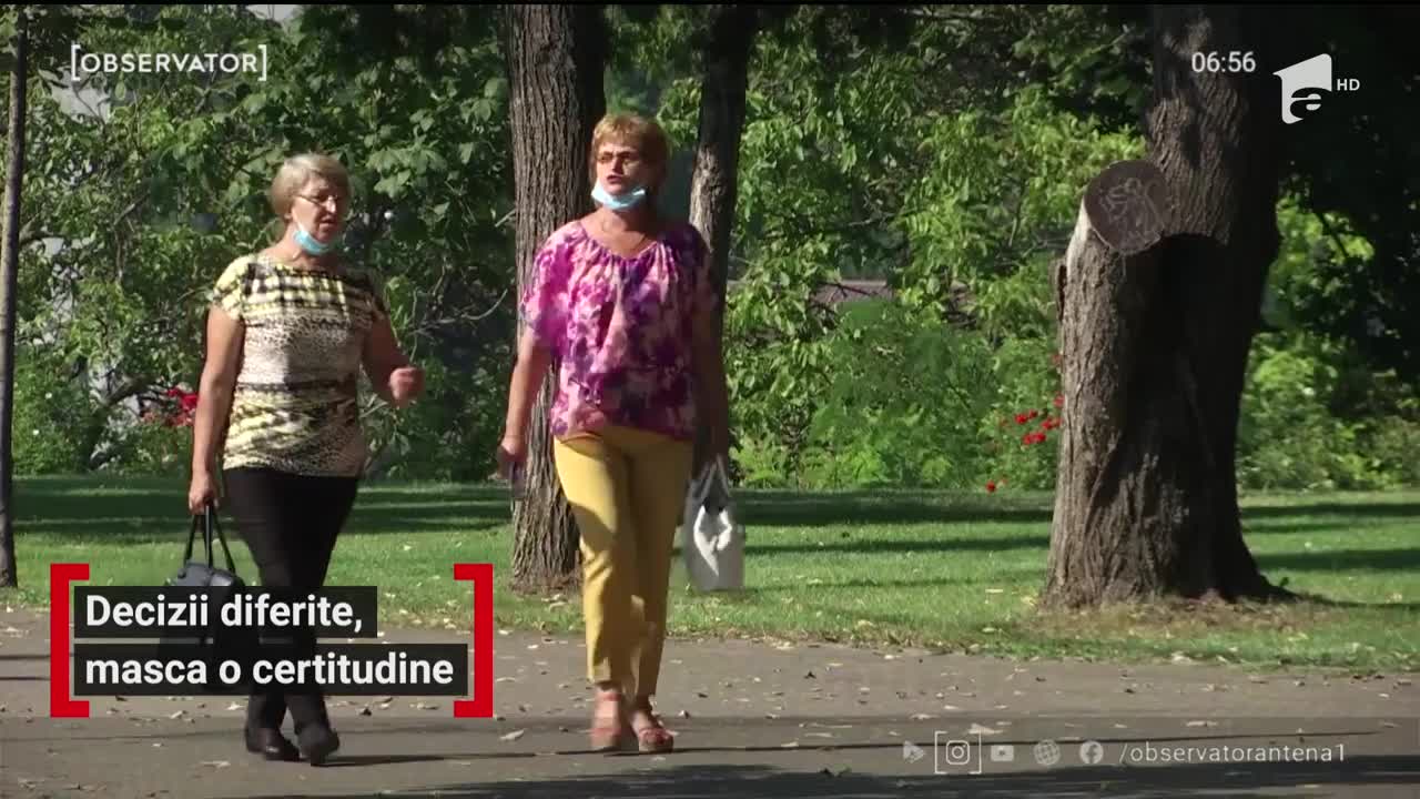 Masca i-a băgat ''&icirc;n ceaţă'' pe ieşeni. Trebuie sau nu trebuie purată &icirc;n aer liber?