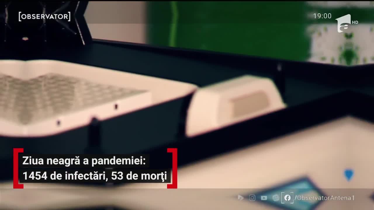 Cea mai negră zi a pandemiei pentru Rom&acirc;nia! 53 de rom&acirc;ni au murit &icirc;n ultimele 24 de ore şi s-a atins un nou record al infectărilor, 1.454 cazuri noi