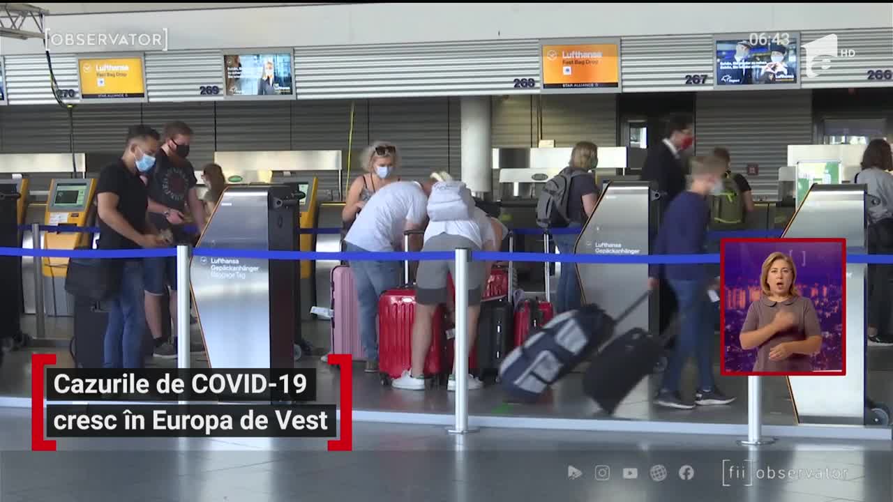 Cazurile de coronavirus au crescut iar &icirc;n Europa de Vest